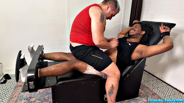 16 Hours to Tickle: J in the Tickle Chair - J & Matt