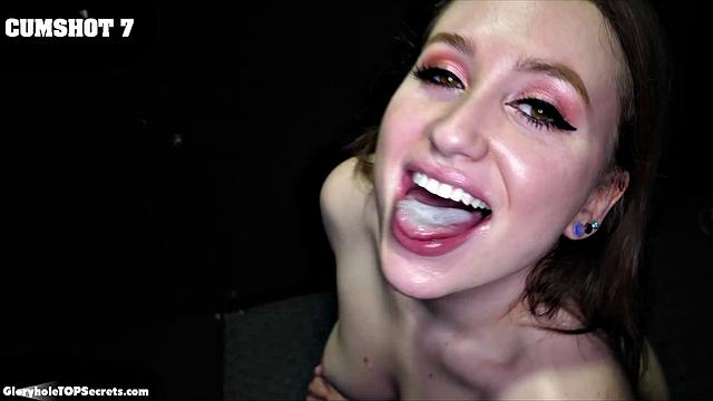 That's a lot of cum swallowing!