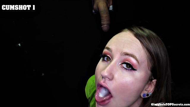 That's a lot of cum swallowing!