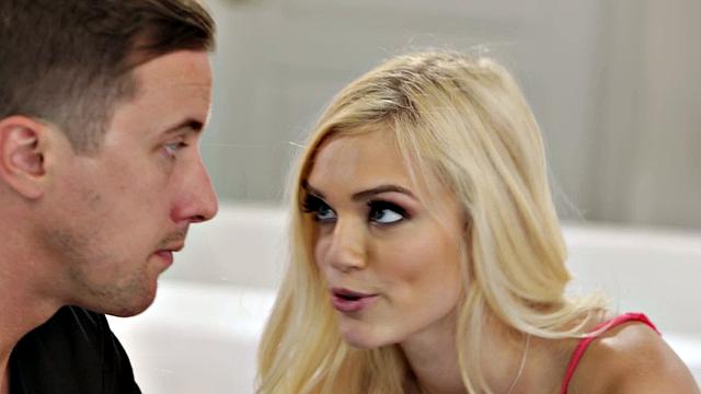 ADULT TIME - Spoiled Brat Alex Grey Convinces Her Neighbor To Pound Her Pussy OR ELSE!