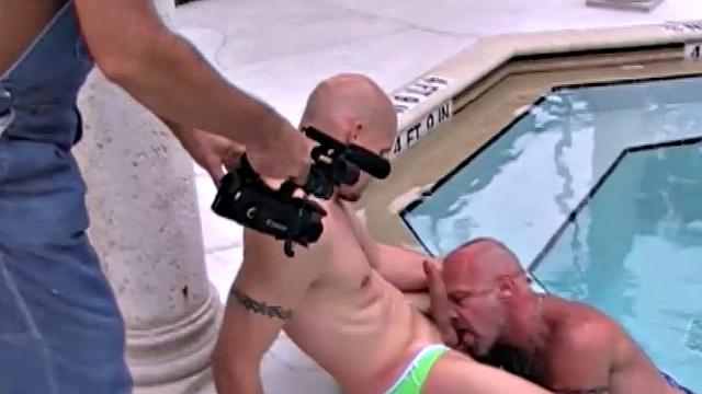 In this behind the scenes footage, watch as Victor Cody films Breeding Cole Sexton, which was released earlier in 2016. Cole Sexton is eager to have his hole bareback fucked by Chad Brock, who takes full advantage of Cole's round and meaty ass.