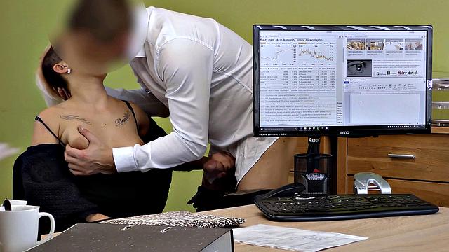 LOAN4K. Curvy chick got off while asking for a loan for her business