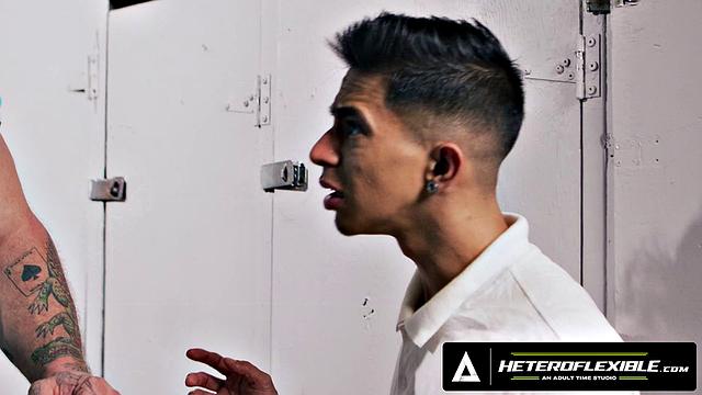HETEROFLEXIBLE - Adam Lee's Injury Massage From Angel Santana Turns Into Locker Room Hard Fuck