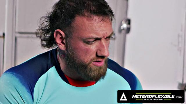 HETEROFLEXIBLE - Adam Lee's Injury Massage From Angel Santana Turns Into Locker Room Hard Fuck