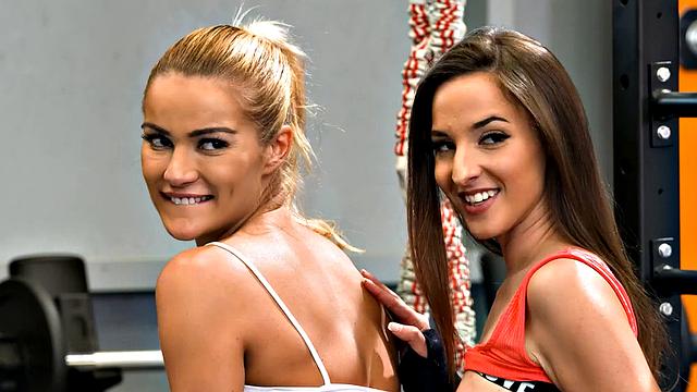 21 SEXTURY - Cherry Kiss, Amirah Adara and Angelika Grays Spice Up Training With Hot Threesome