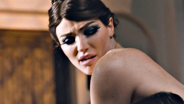 Transsexual fucks on big dick wildly