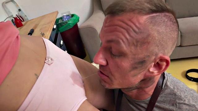 Oiled busty anal MILF fucked after nice pussyeating