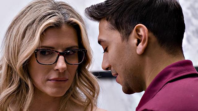 MOMMY'S BOY - MILF Cory Chase Gets Comforted By Stepson After Failing To Fix Plumbing