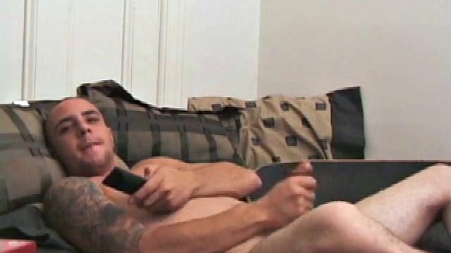 In this hot solo scene, we are treated to a stroke show by amateur Bradley Shaw. The young man works up a stiff one and jerks off with determination. After edging himself, the war cum starts pumping.