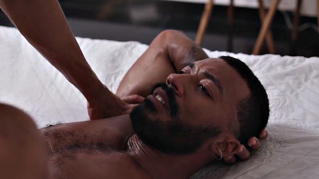 Athletic Latin jock sucks and bounces on cock