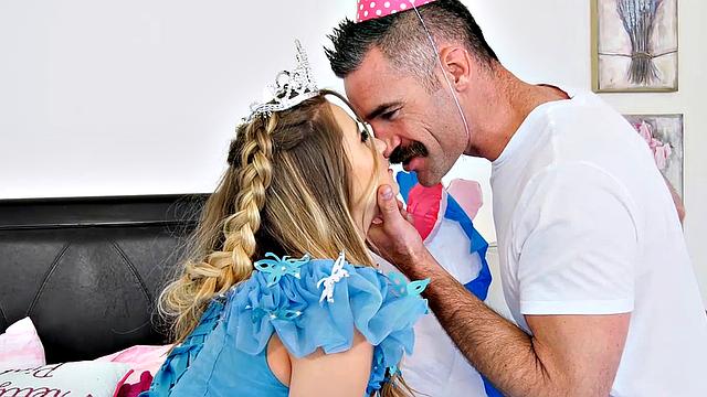 Petite Blonde Carolina Sweets Gets Roughly Fucked In Her Pussy