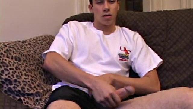 Levi Davis is sexy and enjoys being on camera. But this guy next door is anything but average. Just wait until he takes off those shorts and shows off the monster that's swinging between his legs.