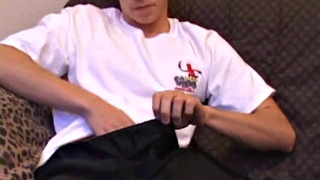 Levi Davis is sexy and enjoys being on camera. But this guy next door is anything but average. Just wait until he takes off those shorts and shows off the monster that's swinging between his legs.