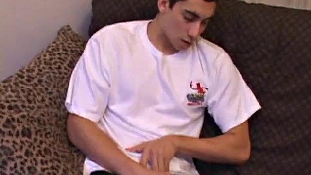 Levi Davis is sexy and enjoys being on camera. But this guy next door is anything but average. Just wait until he takes off those shorts and shows off the monster that's swinging between his legs.