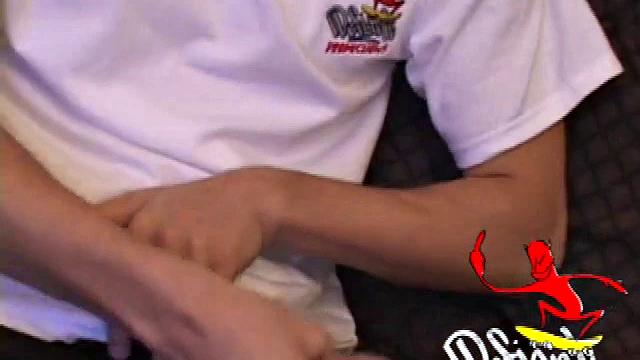 Levi Davis is sexy and enjoys being on camera. But this guy next door is anything but average. Just wait until he takes off those shorts and shows off the monster that's swinging between his legs.