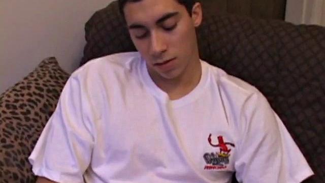 Levi Davis is sexy and enjoys being on camera. But this guy next door is anything but average. Just wait until he takes off those shorts and shows off the monster that's swinging between his legs.