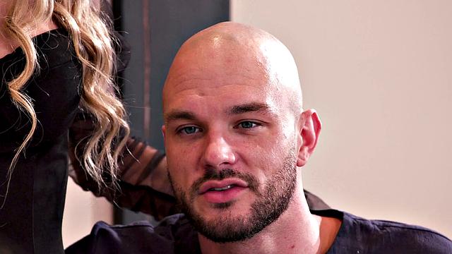 DEVILS FILM - Hottest Busty Trans Gracie Jane Gets Her Mouth And Ass Plumbed By Big Cock