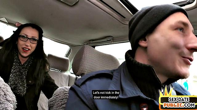 German amateur lady nailed outdoor by sex date guy