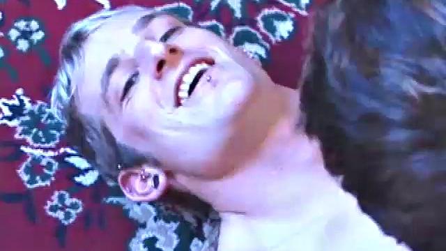 Torque sits on a sofa with Matthew Matters and starts to suck his. The boys 69 and trade blowjobs. Torque gets on all fours and Matthew slides deep inside. Torque loves it, and he grasps at the rug while his ass is getting fuckes hard.