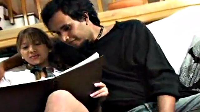 Watch this little teen get a cumshot after a hardcore fuck session