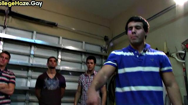 Skinny college boy fucked 4 fraternity in front voyeurs