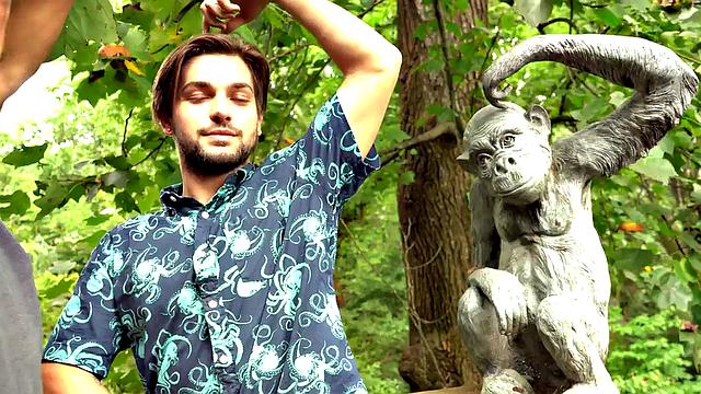 Twink screams from pleasure while being by BF