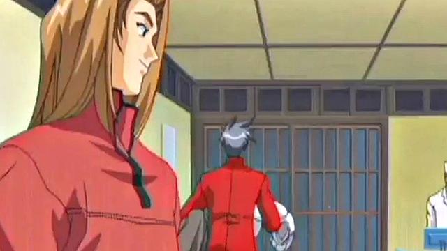 жаркая аниме красотка получает по полной в японском мультике