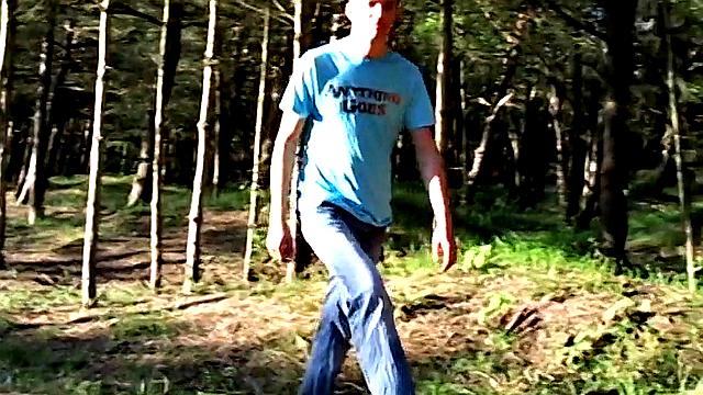 Alex Drinkin' His Own Piss Outside - Alex