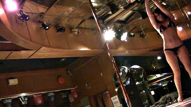 Ameara Hostess Dancing and Getting Nude