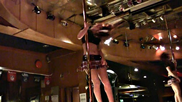 Ameara Hostess Dancing and Getting Nude