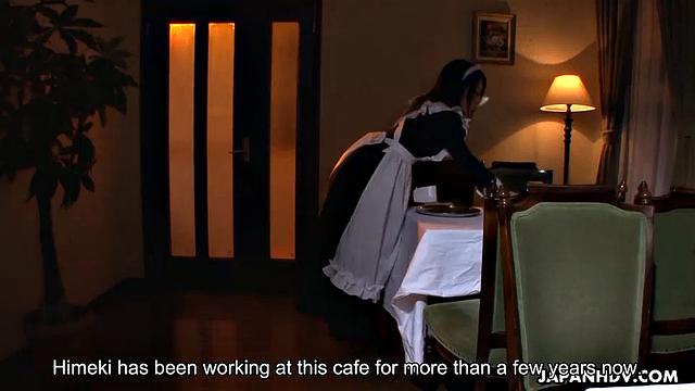 Hot maid Himeki Kaede gets twat rammed