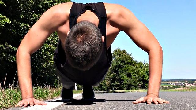 Real pulled dude sucks cock and gets assfucked outdoor