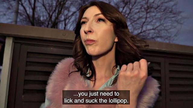 Amateur Czech babe fucked in bathroom for cash after casting