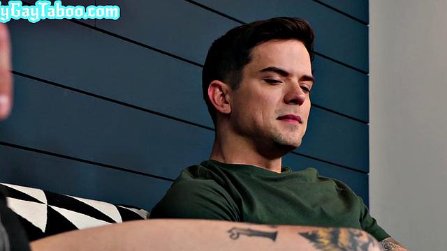 Facial stepbrothers enjoy bareback anal sex at home