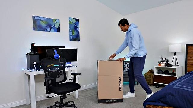 Big-titted MILF sharing cock in 3some with cute babe