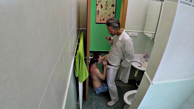 Thick dick stretches shaven area