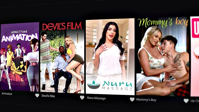 ADULT TIME - Pervert Lilith Grace Uses Stepmom's Phone To Tease New Stepdad With Feet & Dildo Clips