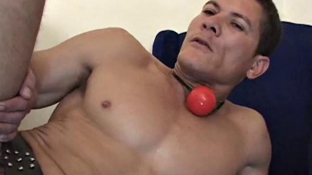 Arnold and Master Santiago enjoying an afternoon of fetish BDSM play. Latino stud Arnold thrives off domination from sexy Master.