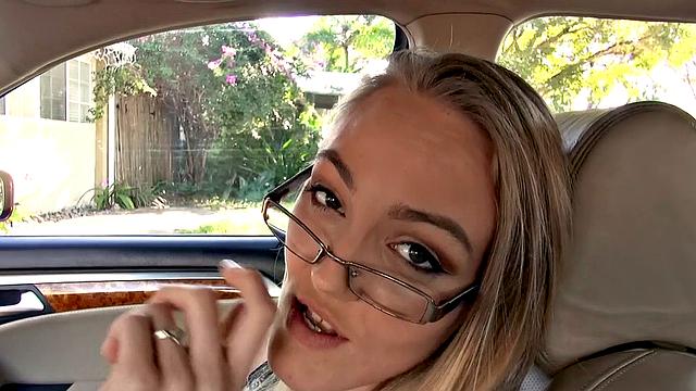 Get ready to swallow as this tattooed babe takes it all outside