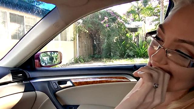 Get ready to swallow as this tattooed babe takes it all outside