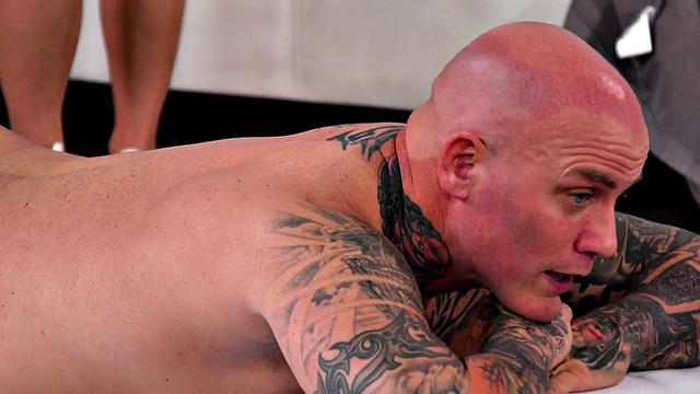 Taboo oiled MILF fucked on massage she gives to stepcousin.