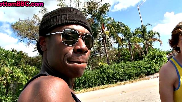 Curious ebony agrees going gay