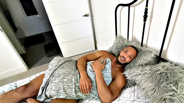 Black jock mesmerized and POV nailed by dominant white BF