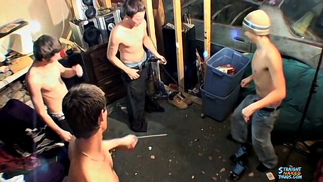 Str8 Boys Strip Hacky Sack - Duke, Blinx, Hollywood, and Et