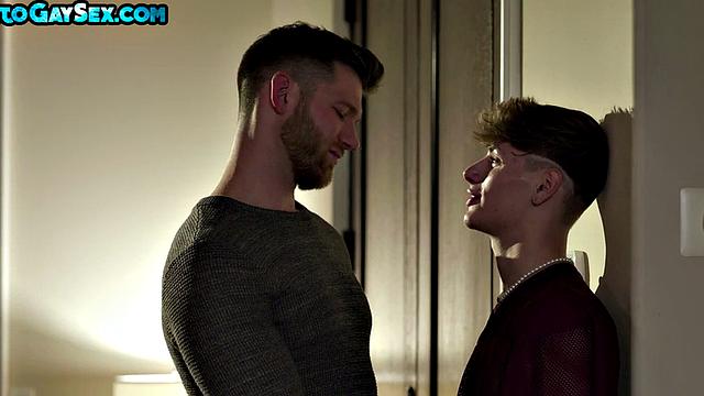 Rimjob jock with hairy chest enjoys anal with blowjob stud