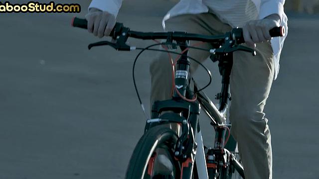 Taboo skinny twink bareback fucked by stepdad's cock