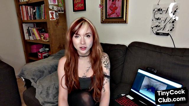 amateur solo babe talks about small cocks