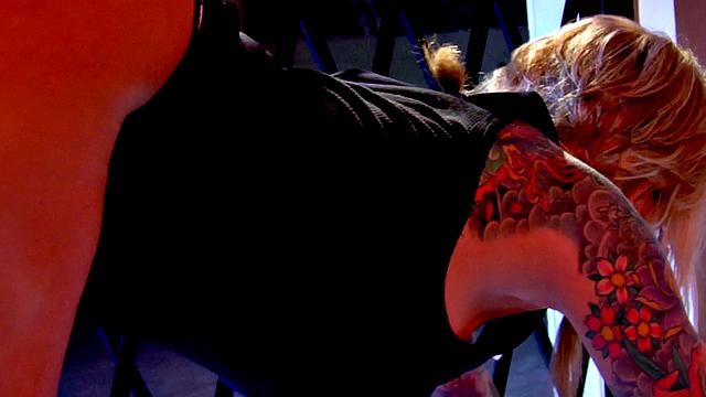 Solo MILF with big tits uses fingers for masturbating