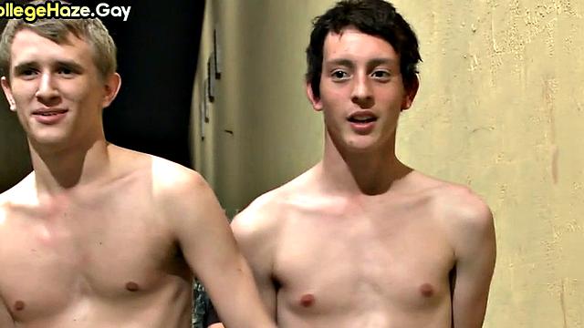 Amateur sucks and assfuck in orgy for fraternity