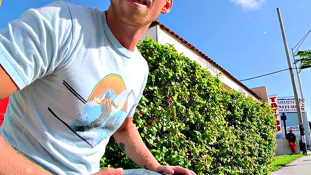 Picked up Black stud fucked by white for cash after BJ